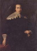 unknow artist Portrait of a man,Three-quarter length,wearing black and holding a glove in his left hand Spain oil painting artist